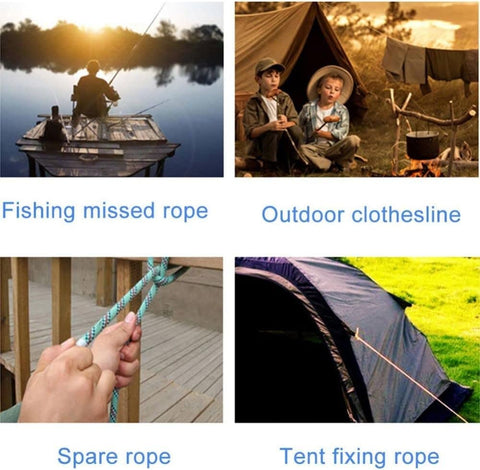 10m Retractable Clothesline Portable for Indoors Outdoors Travel Camping Hotels Gardens, 10m Orange