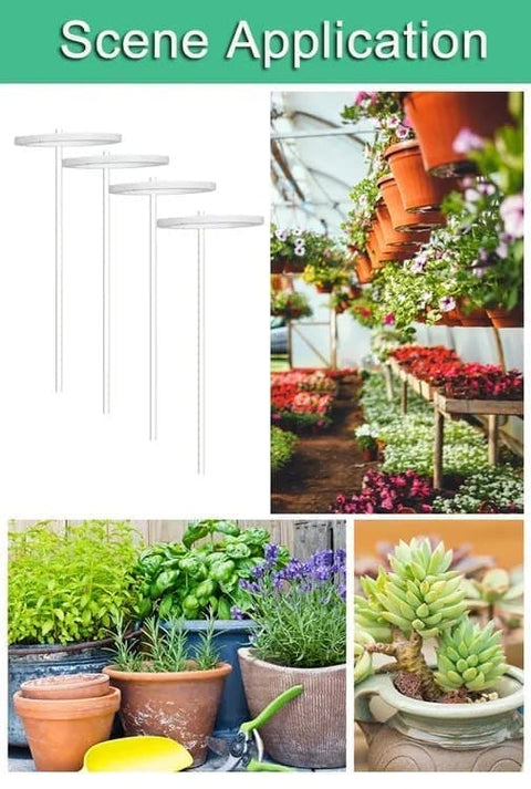 2 pcs USB LED Grow Light 4000K Full Spectrum Plant Lighting with Timer Adjustable, Pink
