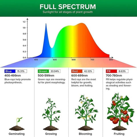 2 pcs USB LED Grow Light 4000K Full Spectrum Plant Lighting with Timer Adjustable, Pink