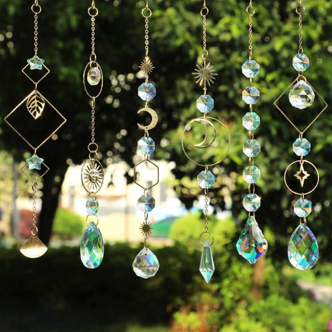 400 DIY Wind Chimes & Dream Catchers, Suncatcher Crystal Crafts for Window and Garden Decor, 400 pieces