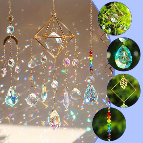 400 DIY Wind Chimes & Dream Catchers, Suncatcher Crystal Crafts for Window and Garden Decor, 400 pieces