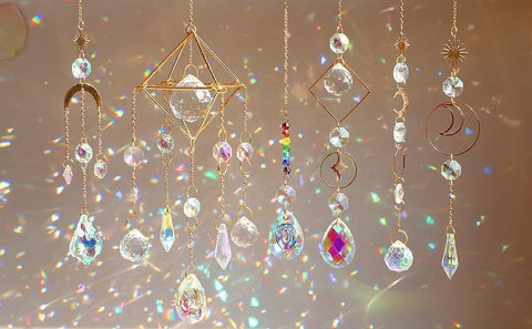 400 DIY Wind Chimes & Dream Catchers, Suncatcher Crystal Crafts for Window and Garden Decor, 400 pieces