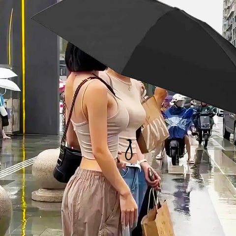 6-Fold Ultralight Capsule Umbrella with UV Protection for Sun and Rain, Green, 6-Fold