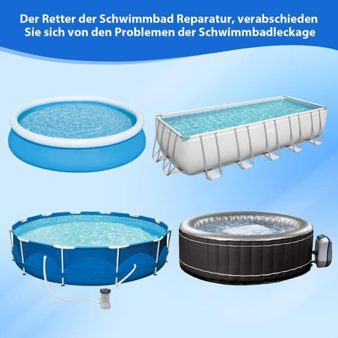 Waterproof Repair Tape 15 cm x 100 cm, Self Adhesive Pool Tape for Leak Sealing and Strong Repairs