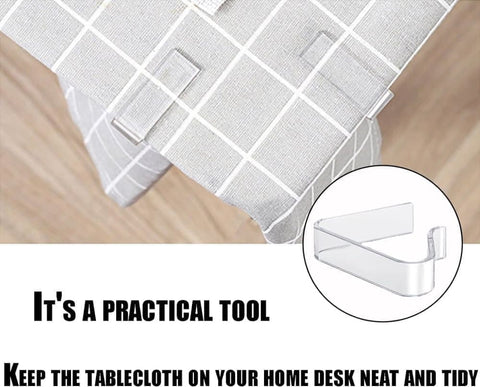12pcs plastic tablecloth clips for thick tables, garden table camping picnic, compatible with most brands, 12cm