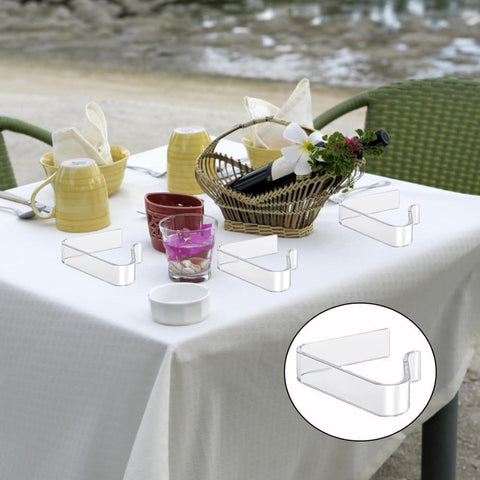 12pcs plastic tablecloth clips for thick tables, garden table camping picnic, compatible with most brands, 12cm
