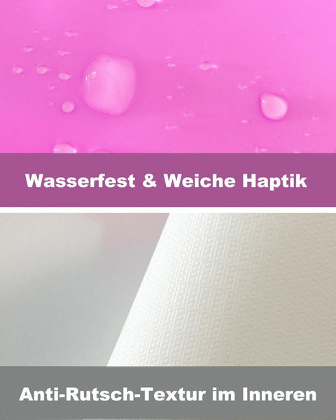 Waterproof Silicone Swimming Cap Non-Slip Elastic Comfortable for Adults, Pink, Compatible with Oral-B