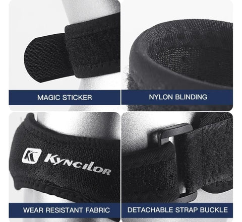 2 pcs Adjustable Knee Pads for Running, Compatible with Most Brands
