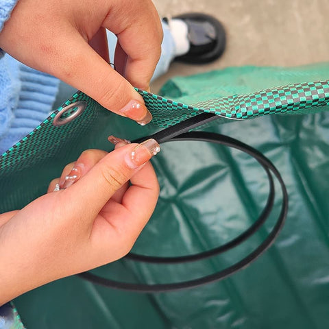 5000L Large Capacity Garden Bags with Handles, Self-Standing and Robust for Leaves Lawn Hedges and Garden Waste, 80 x 100cm
