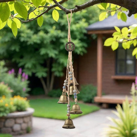 Outdoor Metal Wind Chime with Pleasant Sound, Easy Hanging Decorative Home Pendant