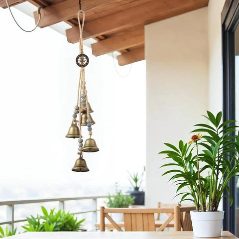 Outdoor Metal Wind Chime with Pleasant Sound, Easy Hanging Decorative Home Pendant