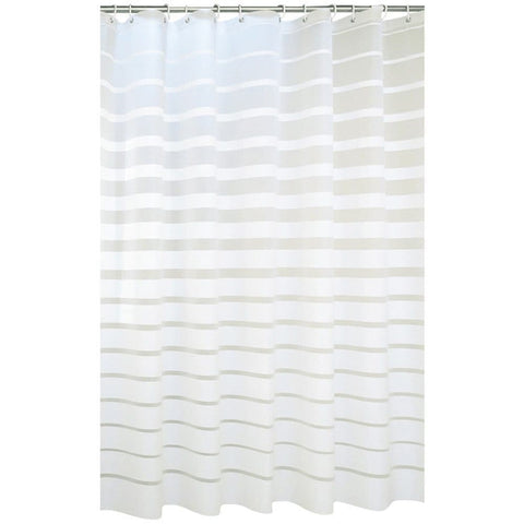 Waterproof PEVA Shower Curtain with Hooks, Mildew Resistant Bathroom Curtain, 150x180cm