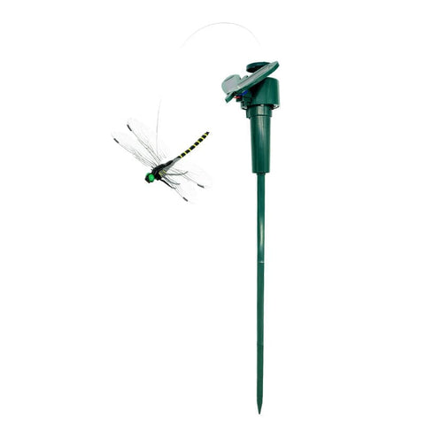 3 pcs Solar Powered Dragonfly Clips Insect Repellent Garden Decoration, Realistic PVC Weatherproof, Compatible with Outdoor Decor