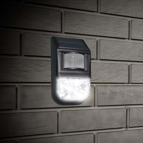 Solar Motion Sensor Wall Light, Rechargeable Outdoor Security Lamp, 1 Piece