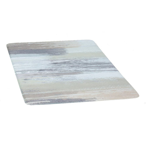 Non-Slip PVC Kitchen Floor Mat 45 x 75 cm, Waterproof Rug, Abstract Marble Pattern