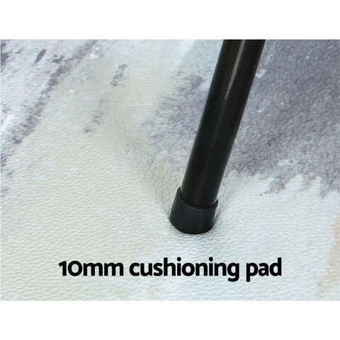 Non-Slip PVC Kitchen Floor Mat 45 x 75 cm, Waterproof Rug, Abstract Marble Pattern