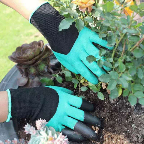 Gardening Gloves for Planting and Weeding, All-in-One Hand Protection Gloves