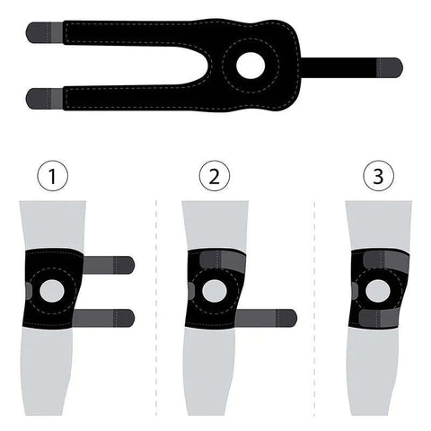 Knee Brace Support Sleeve for Compression and Joint Stability