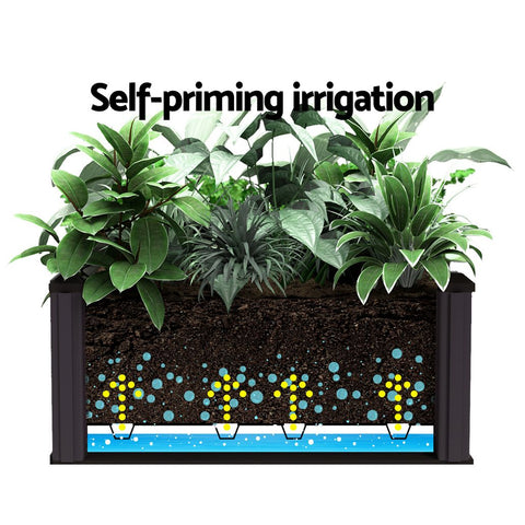Raised Garden Bed Planter Box 40 x 40 x 23 cm, PP Growing Container for Herbs and Vegetables