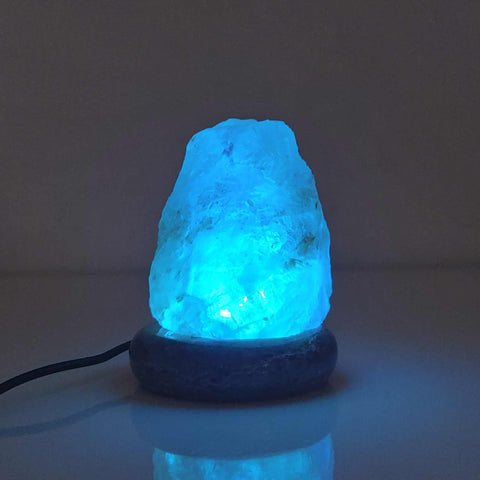 USB Color Changing Himalayan Salt Lamp, Pink Natural Rock LED Night Light