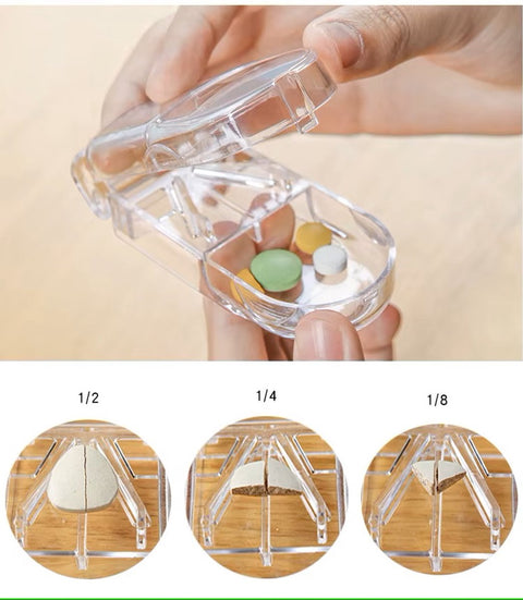 Pill Cutter | Pill Cutter | Pill Box | Pill Storage Box | Medicine Box | Transparent