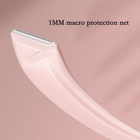 Eyebrow Scissors | Small Eyebrow Scissors | Eyebrow Comb | Scissors and Trimmer | With 2 Eyebrow Blades | Pink