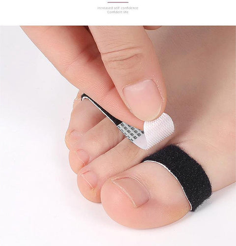 Toe Brace I Toe Bandage I Finger Brace I Finger Bandage I Toe And Finger Corrector I Toe Wrap I 1 Pair I White