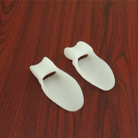 Hallux Valgus Silicone Toe Corrector/Spreader and Big Toe Protector – Silicone Toe Spreaders (Per pair) - beige