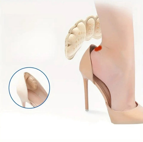 Anti-Slip Butterfly Heel Sole for Women | Anti-Slip Heel | Anti-Blister Plaster | Anti-Blisters | High Heel Heel Protectors | 1 Pair | Beige