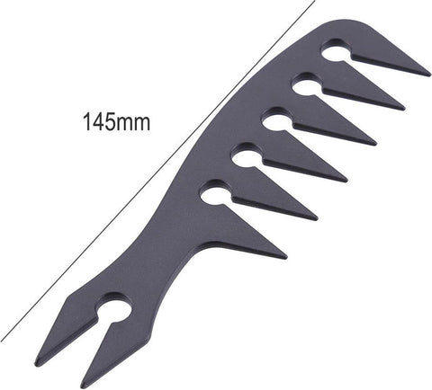 Coarse Anti-Tangle Comb | Hair Detangling | Barber Comb | Hairdresser Comb | Hair Comb | Hair Accessory | Black
