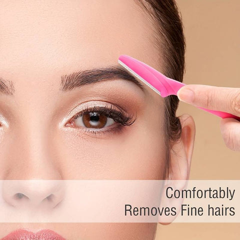 Eyebrow Scissors | Eyebrow Razor | Face Blade | Upper Lip Hair Removal | Hair Removal Blade | 6 Pieces