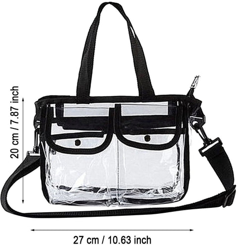 Transparent Travel Toiletry Bag – PVC, 27×20×9cm, for men/women