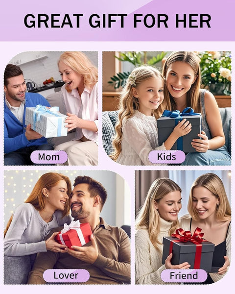 Heat-free hair curlers - Curling rollers - curling set - Blow-dry effect without heat overnight - Soft cap and sleepy bow design - Comfortable curls while you sleep for long hair - vegetable