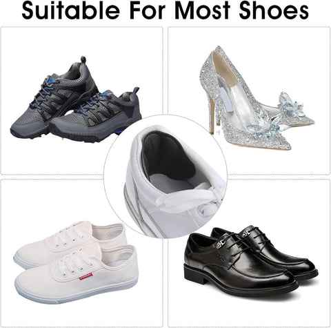 4-Pair Heel Sole - Anti-Slip Heel Sole for High Heels & Dress Shoes - Anti-Slip Heel - Self-Adhesive Heel Sole - Suitable for Loose-fitting Shoes, Anti-Slip Heel Sole - Unisex Anti-Wear Heel Protectors