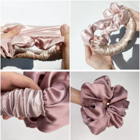 Heatless Curls - Heat-Free Curling Headband - DIY Hair Styling Tools - Curls Without Heat - Hair Curler - Soft Silk Ribbon - Hair Curler For Long Hair - Sleep Hair Rollers Wave - Curls Lazy Curling Iron Set - Curly Hair Products - Pink