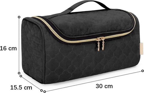 Travel Case Suitable for Dyson Hair Dryer - Hair Styler Storage Pouch - Straightener Attachment Travel Bag - With Compartments for Dyson Accessories - Hair Curler Accessories - Women's Toiletry Bag - Storage Bag - Travel Bag - Travel Pouch - Organizer - B