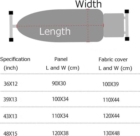 Ironing Board Cover - Ironing Board Cover - Universal - 130x48 Cm - For Steam Iron - Ironing Board Cover For Steam Ironing Station - Suitable For Ironing Board 120x38cm - Silver Grey - 1 Piece