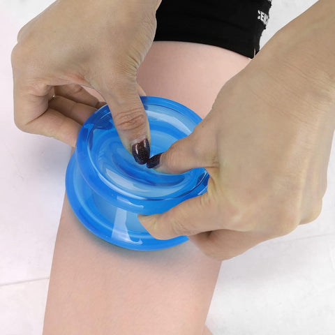 Cellulite cups - Cupping set of 4 pieces - Cupping cups - Full body - Cellulite Massage Device - Vacuum Silicone Cupping set - Cellulite Massage Cupping Cups - Anti-Cellulite - for Masseur and Home Use - Blue