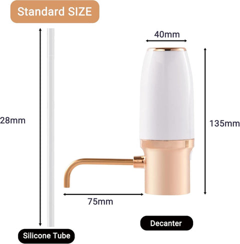 Electric One-Touch Wine Aerator and Automatic Wine Dispenser with USB Rechargeable - Best Gift for Wine Lovers
