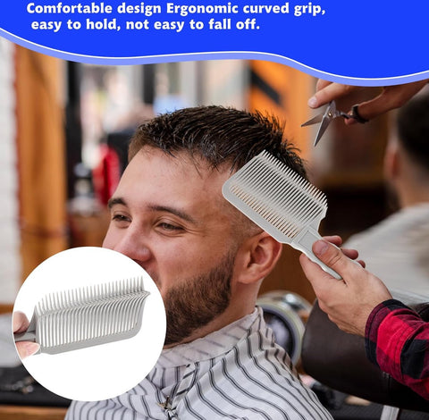 Barber Comb - 2 Pieces - Hairdresser Comb - Clipper Comb - Fade Comb - Barber - Hair Accessory - Comb for Trimmer - Clipper - Hairdresser Comb - Hair Comb - Hair Accessory - Texturizing Comb - Professional for Salon/Hairdresser - Clipper Comb for Everyone