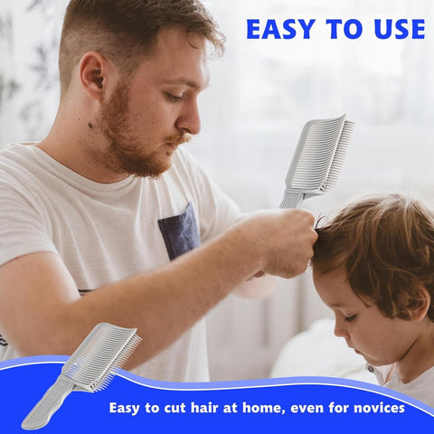 Barber Comb - 2 Pieces - Hairdresser Comb - Clipper Comb - Fade Comb - Barber - Hair Accessory - Comb for Trimmer - Clipper - Hairdresser Comb - Hair Comb - Hair Accessory - Texturizing Comb - Professional for Salon/Hairdresser - Clipper Comb for Everyone