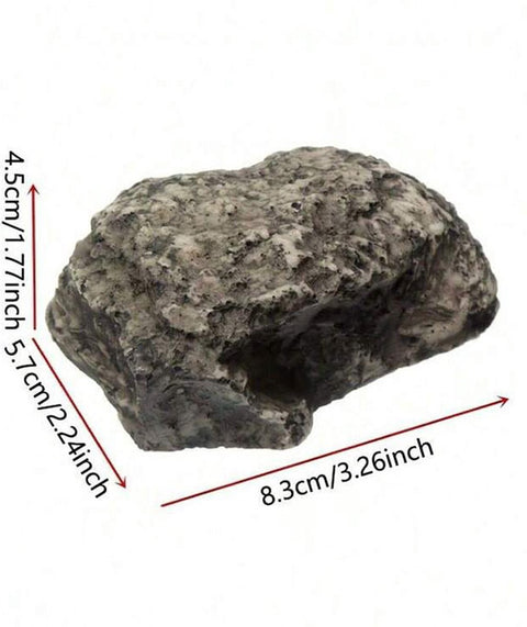 Fake Stone - Hollow Stone - Outdoor Hiding Place for House Keys - Plastic Fake Stone - Anti-Burglar - Security - Discreet - Safe Way to Hide a Key - Hide Keys in an Unfindable Hiding Place - 1 Piece
