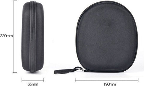 Headphone Case - Hard Protective Case - Headphone Case - Headphone Case - Headphone Cover - Protective Case - Carrying Case - On-Ear/Over-Ear - Waterproof - Shockproof - For Most Brands/Bluetooth/HiFi/Wired Headphones/Gaming Headset - Black