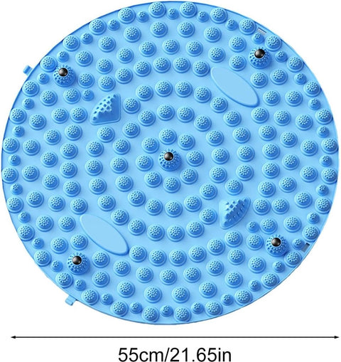 Acupressure Mat - Massage Mat - Stimulates Blood Circulation - Acupressure Improves Blood Circulation - Foot Massage Mat - Foot Relief Massage Mat - Reflexology Mat - Portable Acupoint Mat for Feet - Blue