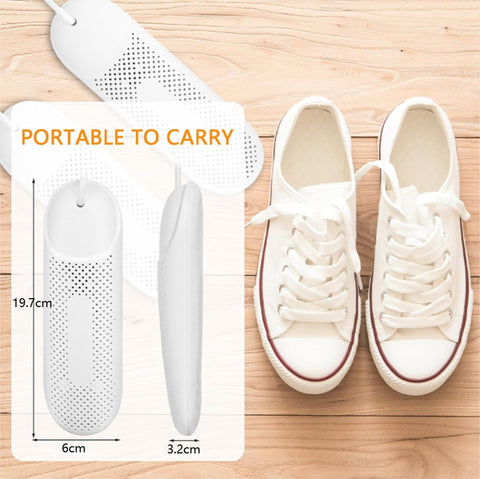 Shoe Dryer Size 36-44 - Shoe Freshener - Ozone & Drying Function - Shoe Dryer - Shoe Warmer - Electric Shoe Dryer - For Drying and Removing Odors - For Shoes, Gloves, Socks