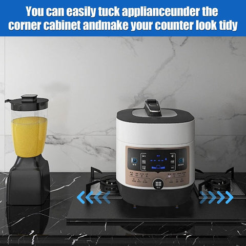 24 Piece Appliance Sliders - Furniture Protection - 19mm - Appliance Slider - Kitchen Appliance Sliders for Countertop Easy to Move and Space-Saving - Anti-Scratch - For Coffee Machines, Air Fryer, Pressure Cookers, Deep Fryer