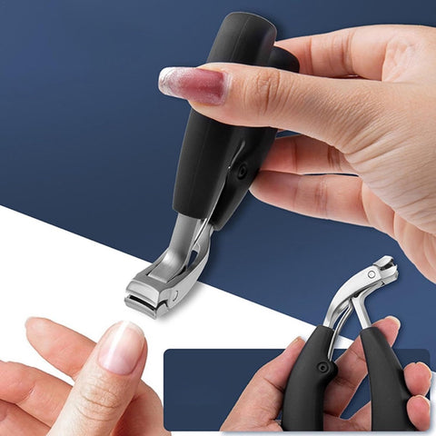 Nail Clipper Set with Nail File - Professional Nail Clipper - Nail Clipper - Toenails and Fingernails - Toenail Clipper - Nail Set for Fungal Nails - Ergonomic Design - For Thick Nails - 6 Pieces