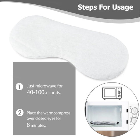 Luxury Sleep Mask - Memory Foam Sleep Mask - Steam Eye Mask - Blackout Eye Mask - Soothes the eyes - Adjustable - Blindfold - Silky Soft - Anti-Wrinkle - Ergonomic - Women and Men