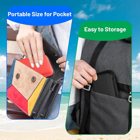 4 pieces - playing card sleeves - card box - Headphone bag - Data cable storage box - 11.5*8*4 cm - EVA storage box - storage bag - portable playing card holder - card game case - card storage - waterproof - for outdoor play, camping - 4 colors