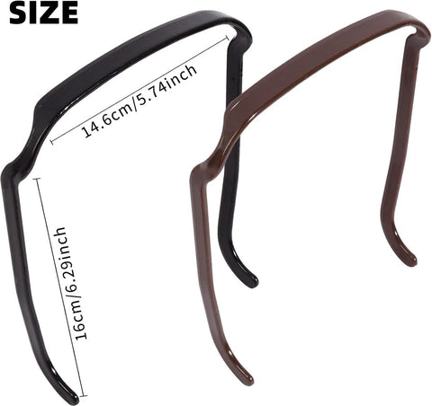 pieces - Glasses headband - Sunglasses hairband - Hairpin - square headbands - headbands for curly hair - hair clips - invisible hair rings - with square heads - hair styling fixing tool - styling accessories - for men and women